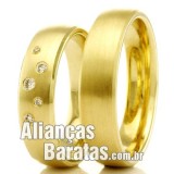 Alianças baratas de casamento e noivado..