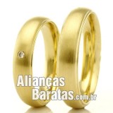 Alianças baratas de casamento e noivado