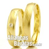 Alianças baratas de  casamento 