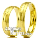 Alianças baratas de ouro