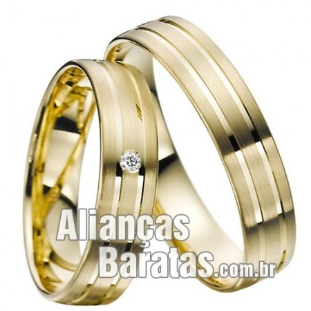 Alianças baratas de casamento 