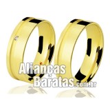 Alianças baratas de casamento 