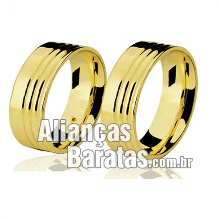 Alianças baratas de casamento Rj